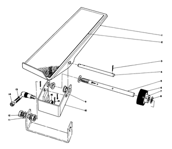 Traction Pedal Assembly Diagram and Parts List for 30775 600001 - 699999 Toro Lawn Tractor