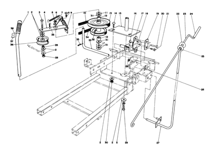 36" Snowthrower Attachment Model No. 59136 (Continued) Diagram and Parts List for 57360 0000001 - 0999999 Toro Lawn Tractor