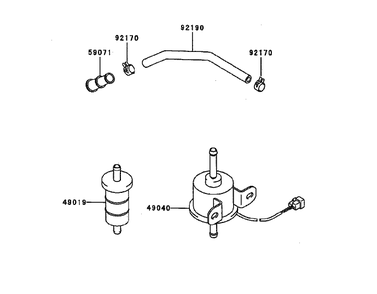 Fuel-Tank/Fuel-Valve Diagram and Parts List for 74214 (220000001-220999999)(2002) Toro Lawn Mower
