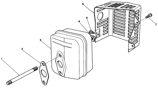 Muffler Assembly (Model No. Vml0-2) Diagram and Parts List for 20320 2000001 - 2999999 Toro Lawn Mower
