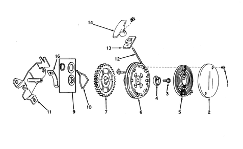 Starter No. 590450a Diagram and Parts List for 20758 0000001 - 0999999 Toro Lawn Mower
