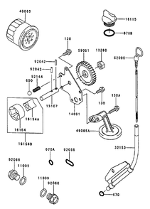 Lubrication Equipment Diagram and Parts List for 74214 (220000001-220999999)(2002) Toro Lawn Mower