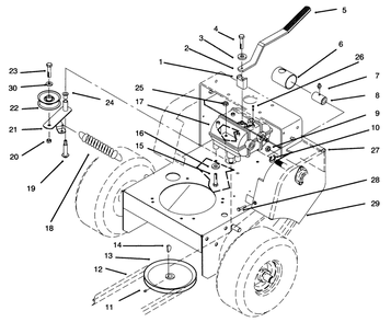 Part Location Diagram of 93-7431 Toro DISCONTINUED