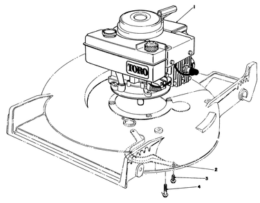 Engine Assembly Diagram and Parts List for 20695 7000001 - 7999999 Toro Lawn Mower
