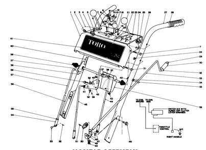 Part Location Diagram of 20-1860 Toro DISCONTINUED