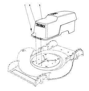 Shroud Assembly Diagram and Parts List for 17002 5000446 - 5999999 Toro Lawn Mower