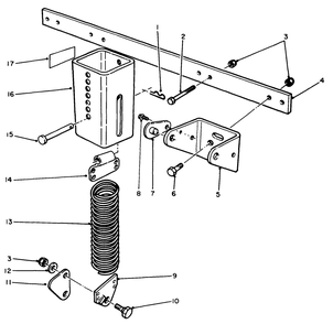 72" Counter Balance Kit Model No. 30714 Diagram and Parts List for 30798 9000001 - 9999999 Toro Lawn Tractor