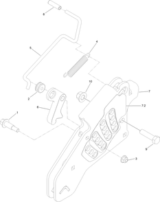 Height-Of-Cut Assembly Diagram and Parts List for 74142TE (316000001-316999999)(2016) Toro Lawn Mower
