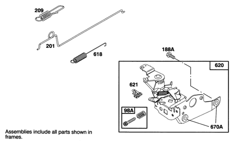 Engine Briggs & Stratton Model 127802-0513-21 Diagram and Parts List for 20801B 4900001 - 4999999 Toro Lawn Mower