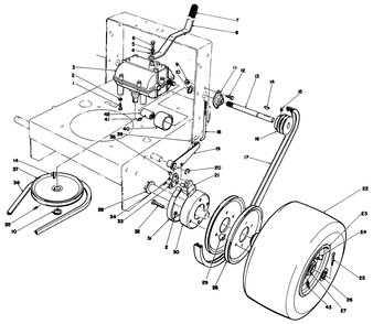 Axle Assembly Diagram and Parts List for 30113 8000001 - 8999999 Toro Lawn Tractor Accessories