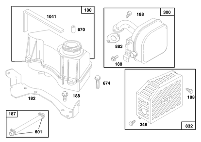 Engine Gts 150 (Model No. 20475 Only) Diagram and Parts List for 20476 6900001 - 6999999 Toro Lawn Mower