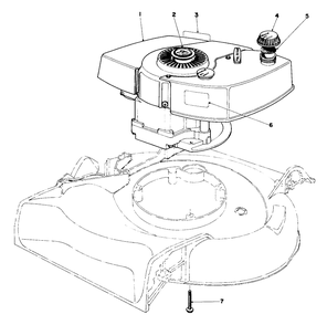 Engine Assembly Diagram and Parts List for 19400 4000001 - 4999999 Toro Lawn Mower