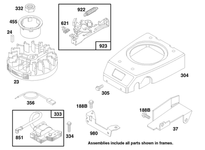 Engine Gts 150 Diagram and Parts List for 26632 7900001 - 7999999 Toro Lawn Mower