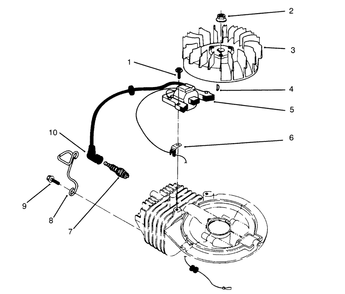 Ignition Assembly (Model No. 47pr4-7) Diagram and Parts List for 22044BC 5900001 - 5999999 Toro Lawn Mower