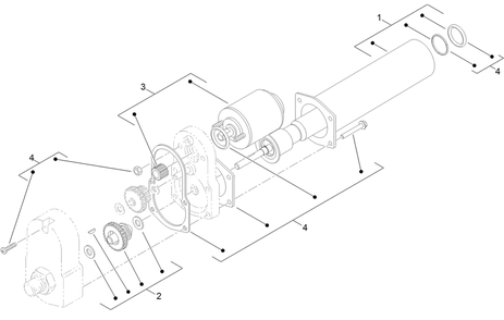 Part Location Diagram of 94-8794 Toro MOTOR KIT