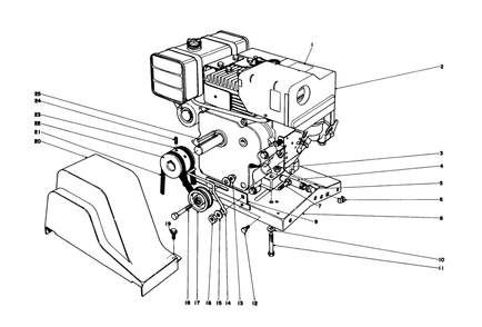 Engine Assembly Diagram and Parts List for 31823 5000001 - 5999999 Toro Snow Blower