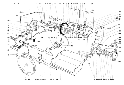 Traction Assembly Diagram and Parts List for 38150 5000001 - 5999999 Toro Snow Blower