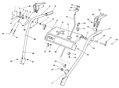 Part Location Diagram of 63-2540 Toro DISCONTINUED