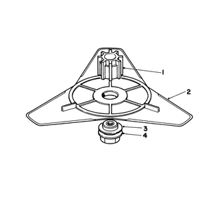 Flex Blade Kit 44-9870 (Optional) Diagram and Parts List for 51641 5000001 - 5999999 Toro Trimmer