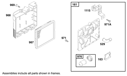 Engine Briggs & Stratton Model 12f802-1767-E1 Diagram and Parts List for 20914 9900001 - 9999999 Toro Lawn Mower