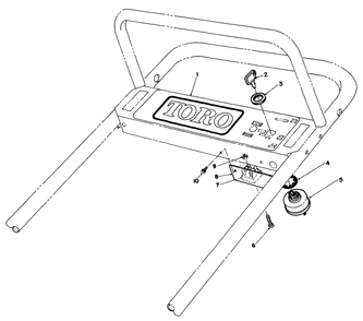 Electric Start Kit Part No. 66-6130 (Optional)(Continued) Diagram and Parts List for 30103 8000001 - 8999999 Toro Lawn Tractor Accessories