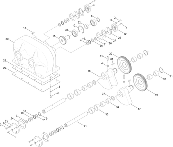 Shaker Box Assembly No. Auh563619-03 Diagram and Parts List for 25401 316000001 - 316999999 Toro Lawn Tractor Accessories