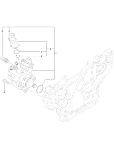 Fuel Supply Pump Assembly Diagram and Parts List for 23803 400000000 - 999999999 Toro Lawn Tractor Accessories