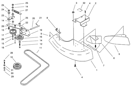 Part Location Diagram of 98-3638 Toro PIN