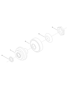 Gold Chrome Piston Assembly No. Au112490 Diagram and Parts List for 23803 400000000 - 999999999 Toro Lawn Tractor Accessories