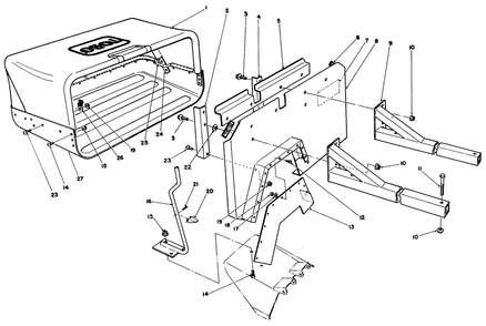 Part Location Diagram of 52-5270 Toro DISCONTINUED
