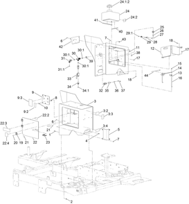 Control Box Assembly Diagram and Parts List for 23898 400000000 - 999999999 Toro Lawn Tractor Accessories