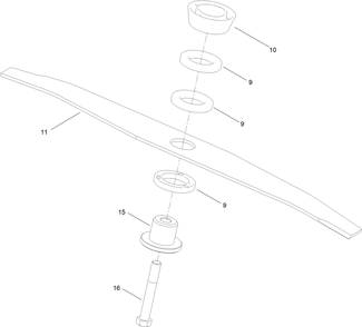 Cutting Assembly Diagram and Parts List for 02614T 400000000 - 999999999 Toro Lawn Mower
