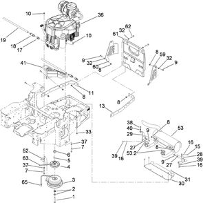Part Location Diagram of 109-9274 Toro HARNESS-CLUTCH