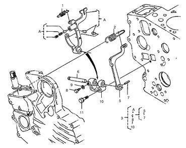 Governor Assembly Diagram and Parts List for 22302 990001 - 999999 Toro Lawn Tractor Accessories