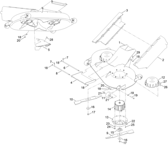 Part Location Diagram of ZBH1H065U Toro Bolt - M8x65