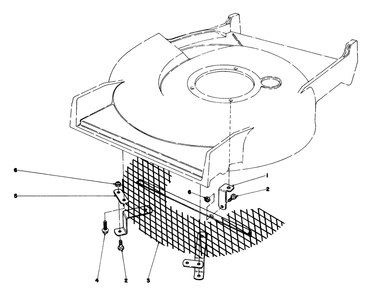 Leaf Shredder Kit No. 59105 (Optional) Diagram and Parts List for 20610 1000001 - 1999999 Toro Lawn Mower
