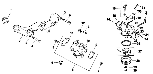 Part Location Diagram of X-25-1 Toro Washer