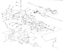 Mechanical Transmission-8-Speed Diagram and Parts List for A1-114202 1983 Toro Lawn Tractor