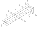 Frame Diagram and Parts List for A1-164201 1982 Toro Lawn Tractor