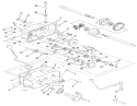 Mechanical Transmission-8 Speed Diagram and Parts List for A1-164201 1982 Toro Lawn Tractor