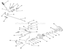 Pto Clutch And Control Diagram and Parts List for A1-164201 1982 Toro Lawn Tractor