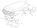 Part Location Diagram of 109181 Toro Hood Latch