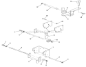 Hitches Diagram and Parts List for A1-18BE01 1984 Toro Lawn Tractor