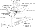 Hydraulic System Diagram and Parts List for A1-18BE01 1984 Toro Lawn Tractor