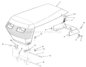 Sheet Metal And Covers Diagram and Parts List for A1-18BE01 1984 Toro Lawn Tractor