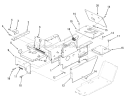 Page P Diagram and Parts List for A1-18BE01 1984 Toro Lawn Tractor