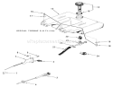 Throttle, Choke And Fuel System Diagram and Parts List for A1-18BE01 1984 Toro Lawn Tractor