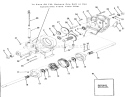 Transaxle Diagram and Parts List for A1-18BE01 1984 Toro Lawn Tractor