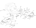 Page C Diagram and Parts List for A1-18BE01 1984 Toro Lawn Tractor