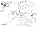 Electrical System Diagram and Parts List for A1-18BE01 1984 Toro Lawn Tractor